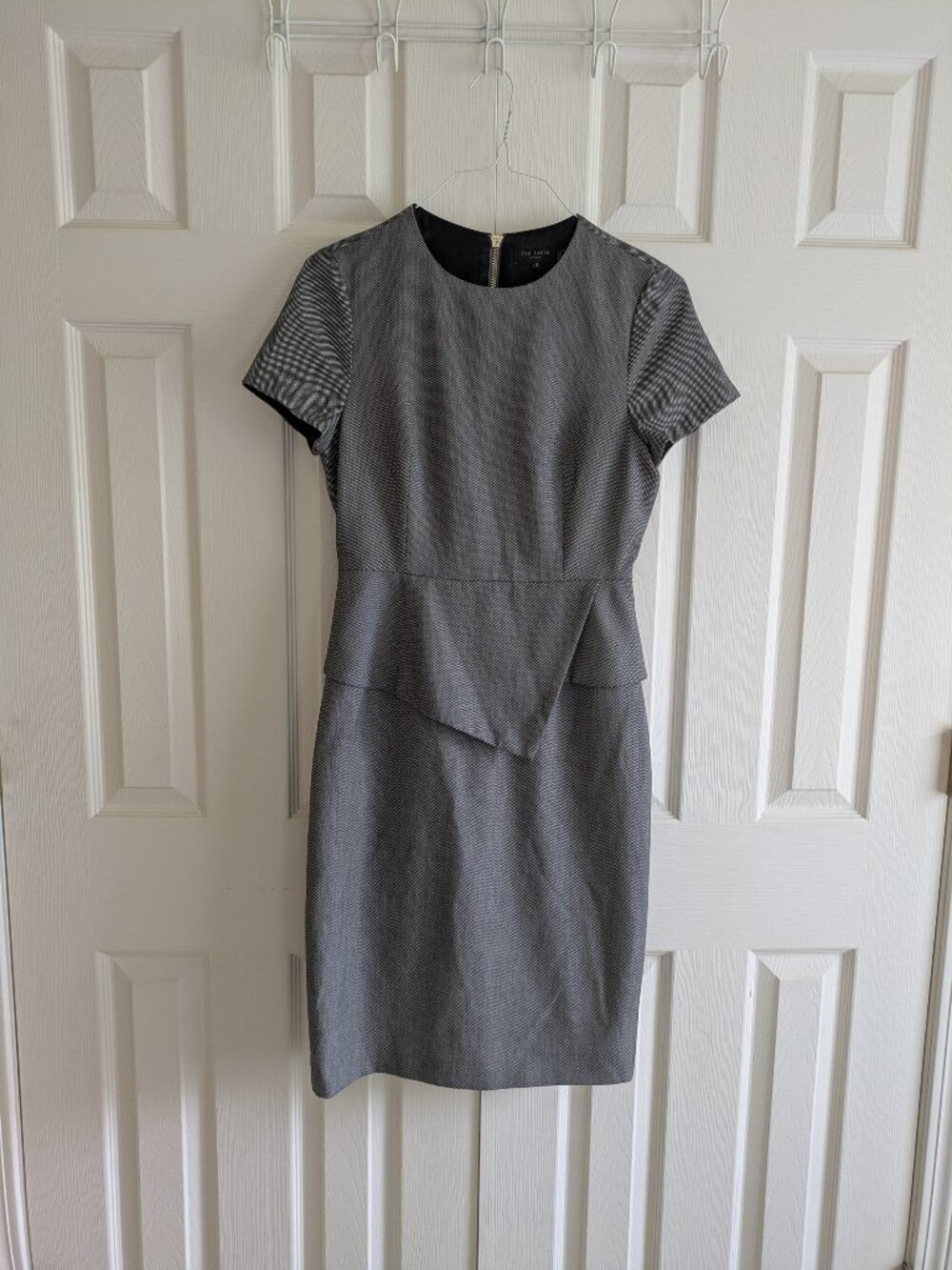 Ted Baker Size 2 Dress, Black/White, Beautiful